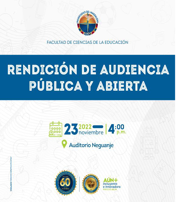 Portada de rendición de cuentas 2022